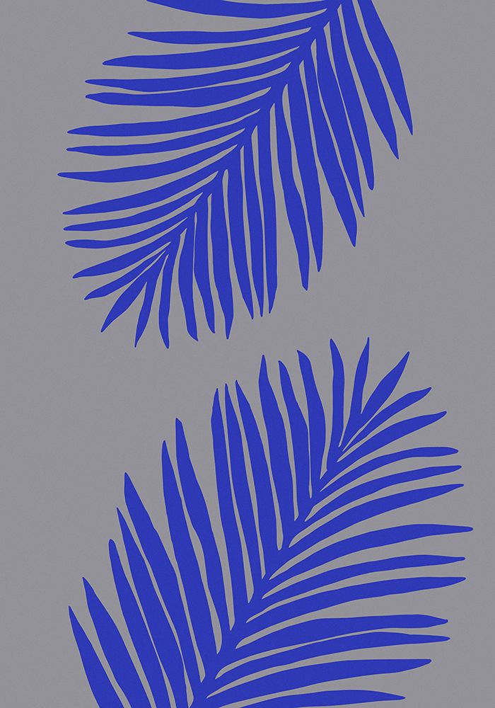 PALM LEAF 02 SOFT GRAY art print by 1x Studio for $57.95 CAD
