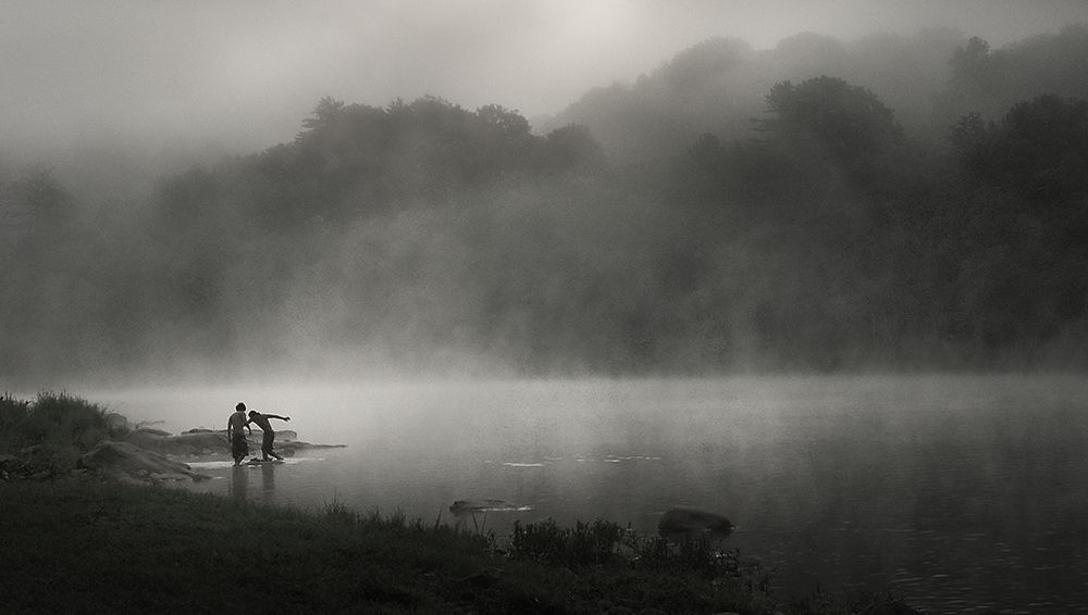 Misty RIVer art print by Kenneth Zeng for $57.95 CAD