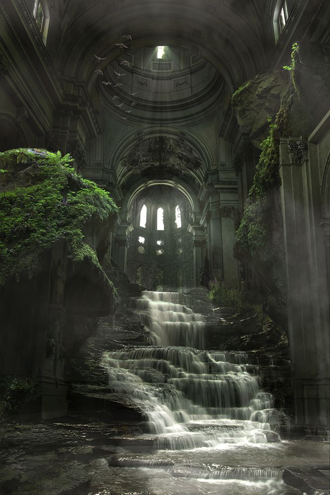 Greenchurch art print by Marcel Egger for $57.95 CAD