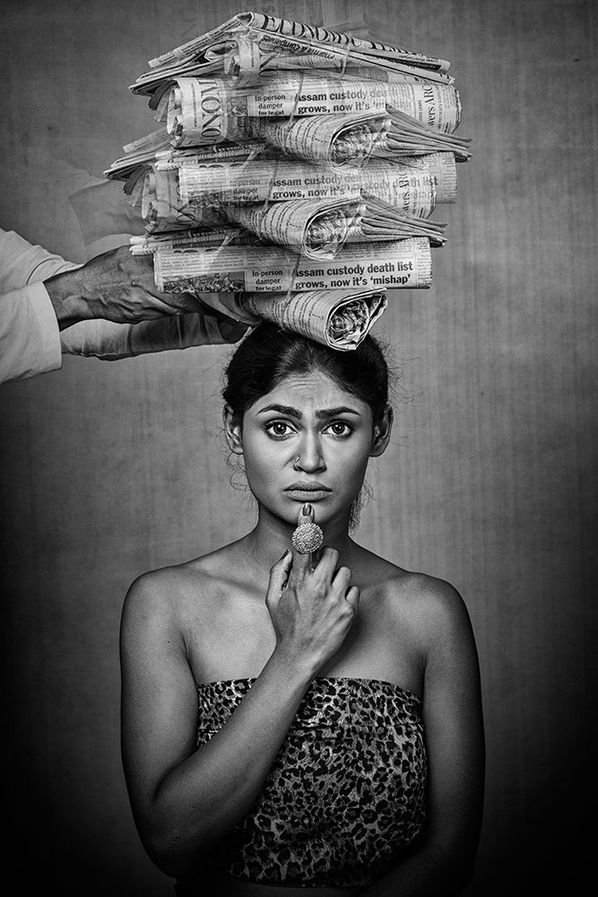 Pressure Of Media art print by Partha Bhattacharyya for $57.95 CAD