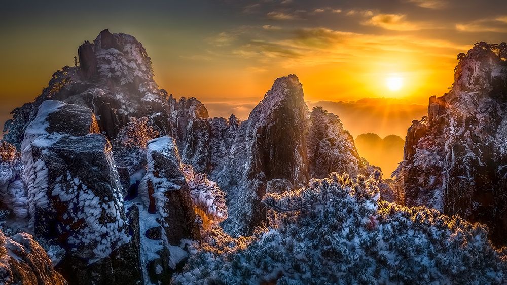 The Yellow Mountain art print by Jack Lim for $57.95 CAD