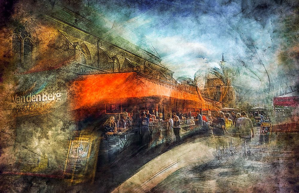 The Market art print by Jan Van Der for $57.95 CAD