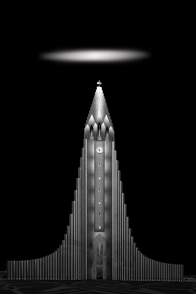 Hallgrasmskirkja Church In Iceland art print by Ti Wang for $57.95 CAD