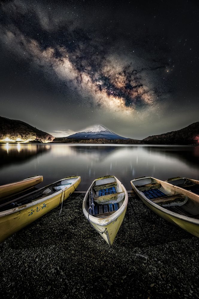 Milky Way on the Fuji art print by Daiki Suzuki for $57.95 CAD