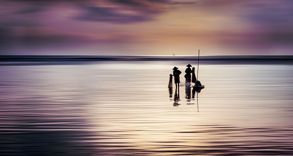 The Fishermen art print by Diarmuid Herlihy for $57.95 CAD