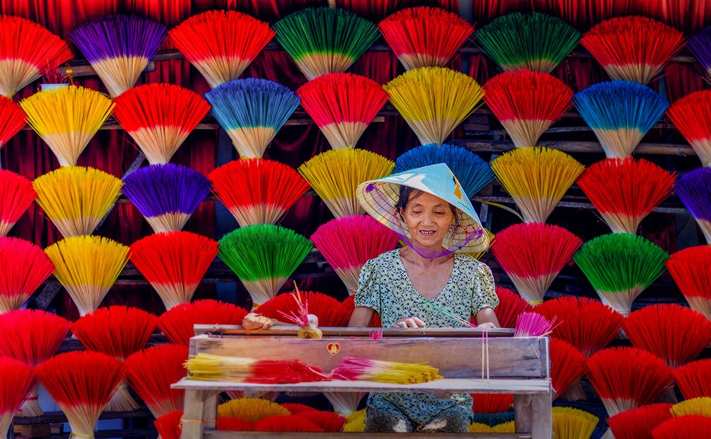 Making Incense art print by Nguyen Tan Tuan for $57.95 CAD