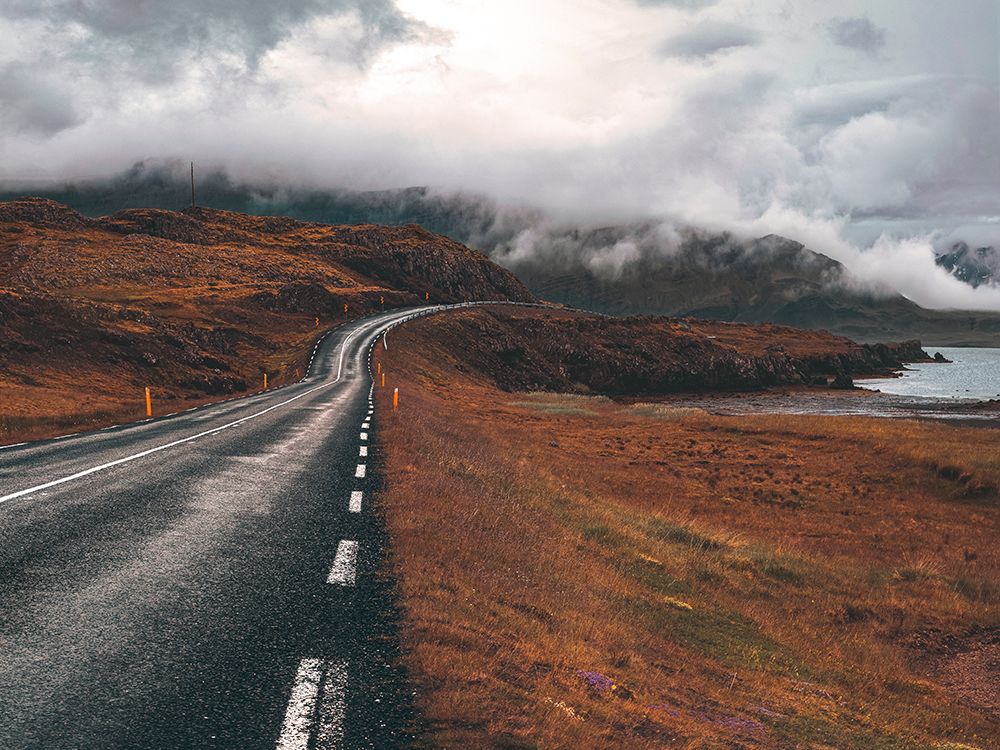 Iceland Road Trip art print by Dora Artemiadi for $57.95 CAD