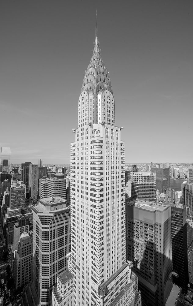 Chrysler Black And White art print by Christopher R. Veizaga for $57.95 CAD