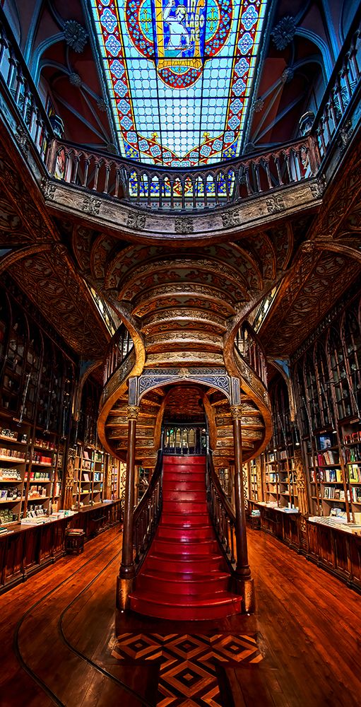 Magic Bookstore art print by Javier Del Puerto for $57.95 CAD