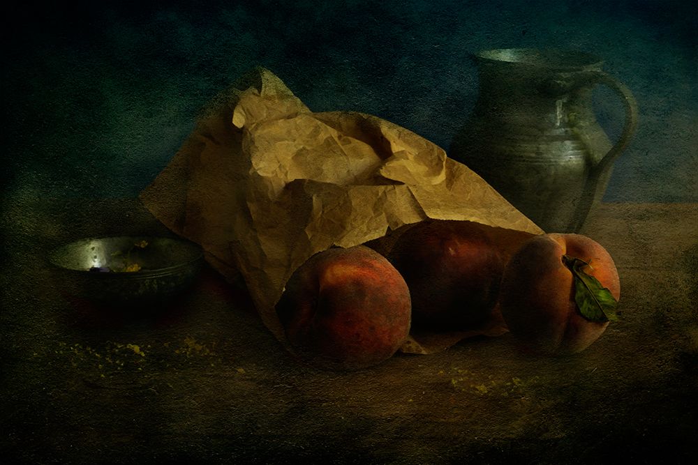 Peaches art print by Ramiz Sahin for $57.95 CAD
