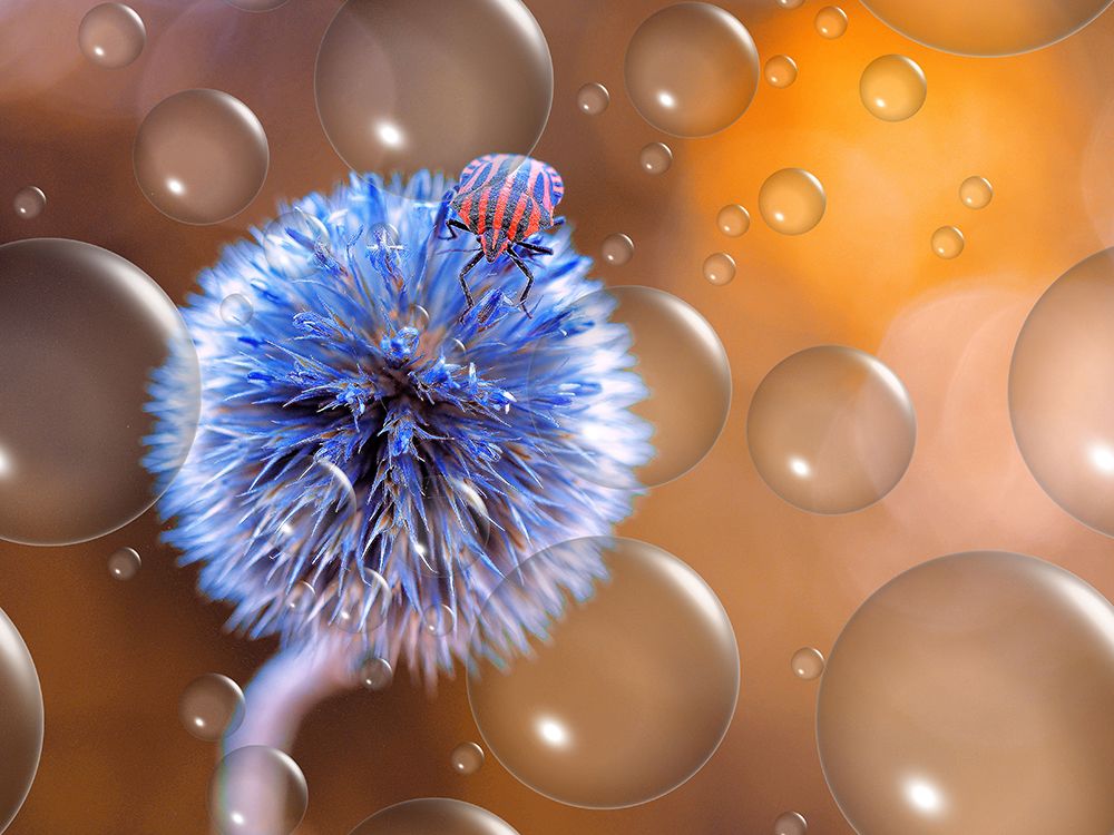 Blue Exoplanet... art print by Thierry Dufour for $57.95 CAD