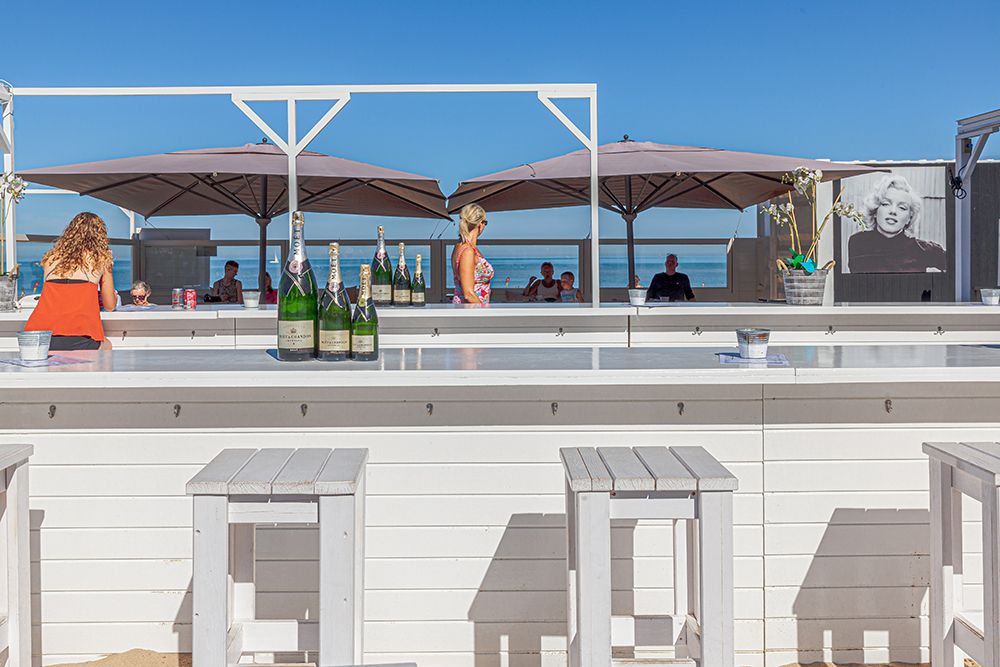 Beach Bar art print by Luc Verhoeven for $57.95 CAD