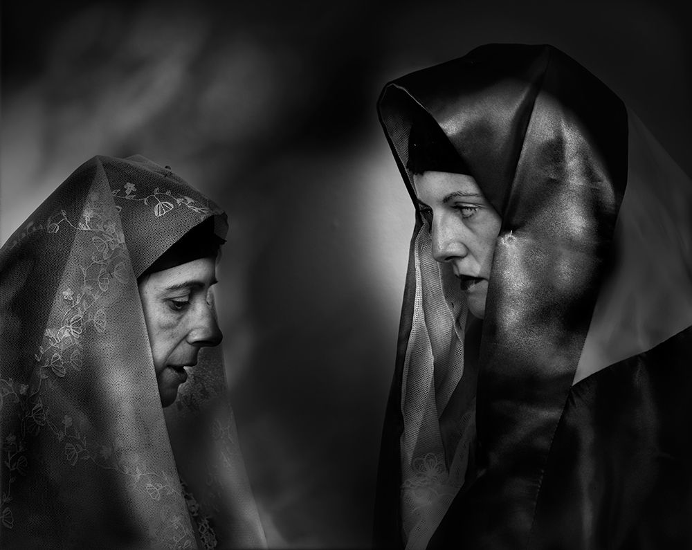 The Two Aunties art print by Giovanni Cavalli for $57.95 CAD