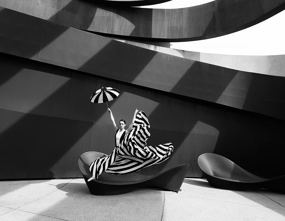 Jump In B/W art print by Shlomo Waldmann for $57.95 CAD