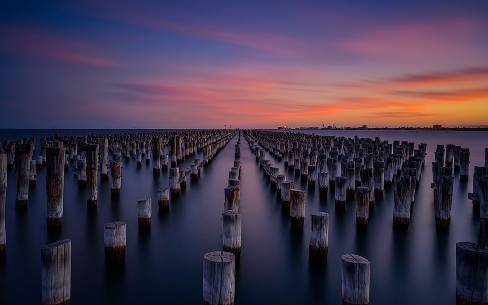 Princes Pier art print by James Zhen Yu for $57.95 CAD
