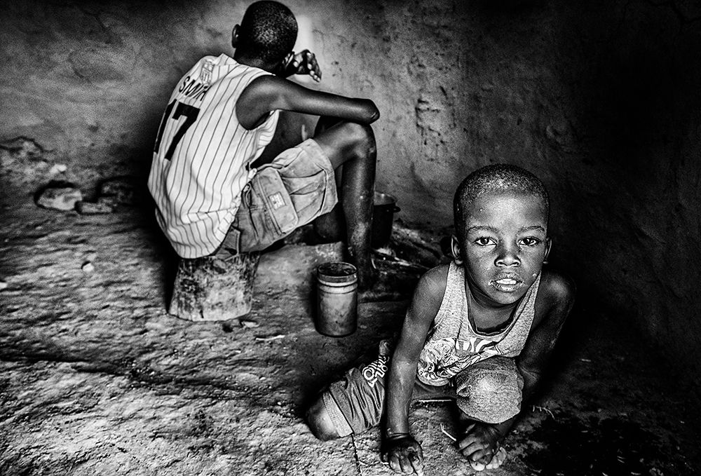 Ilchamus Tribe Children At Home - Kenya art print by Joxe Inazio Kuesta for $57.95 CAD