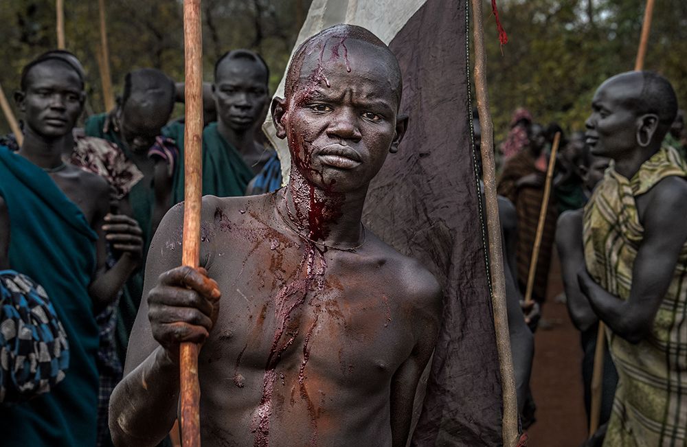 The Winner Of A Donga Fight In Ethiopia. art print by Joxe Inazio Kuesta for $57.95 CAD