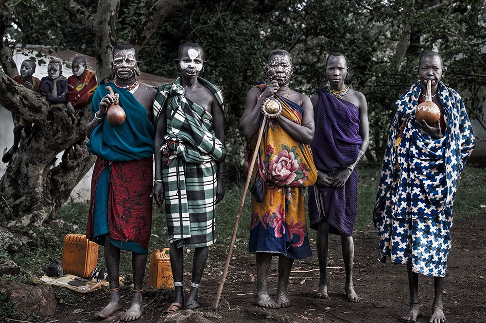 Surmi Tribe Women - Ethiopia art print by Joxe Inazio Kuesta for $57.95 CAD