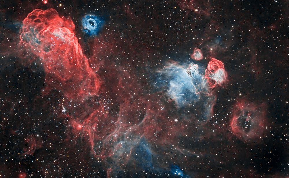 Dragon head Nebula art print by Vikas Chander for $57.95 CAD