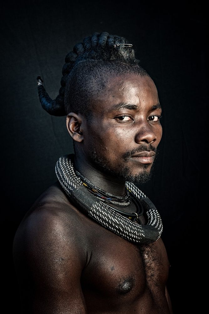 Himba man art print by Trevor Cole for $57.95 CAD