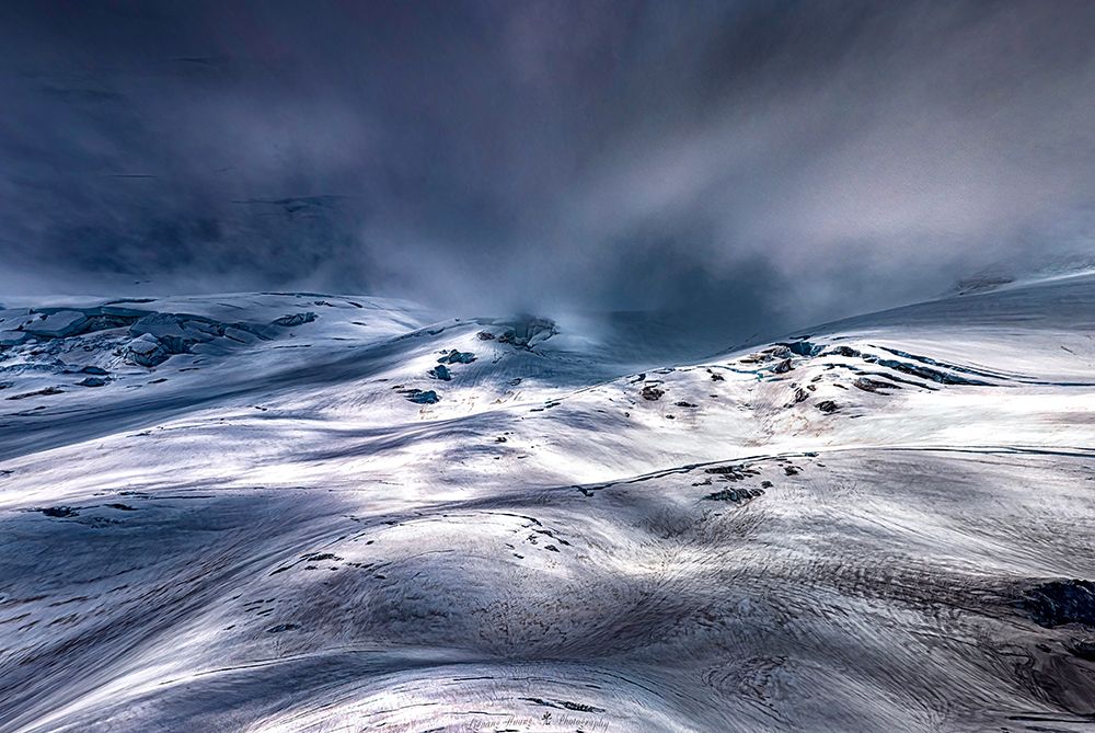 Dramatic Winter Glacier art print by Liguang Huang for $57.95 CAD