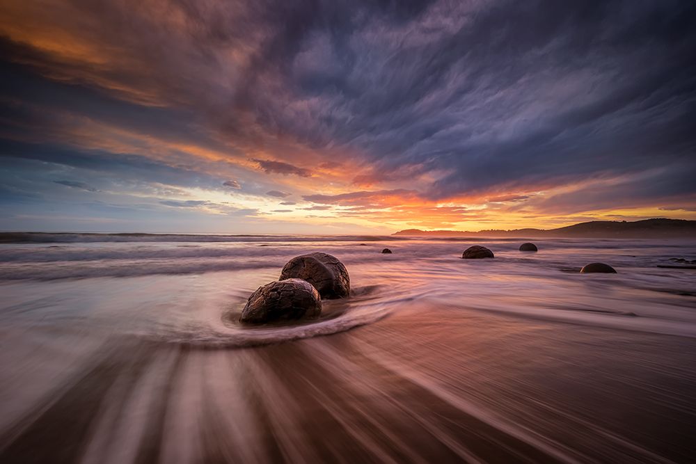 Moeraki Boulders art print by James Zhen Yu for $57.95 CAD