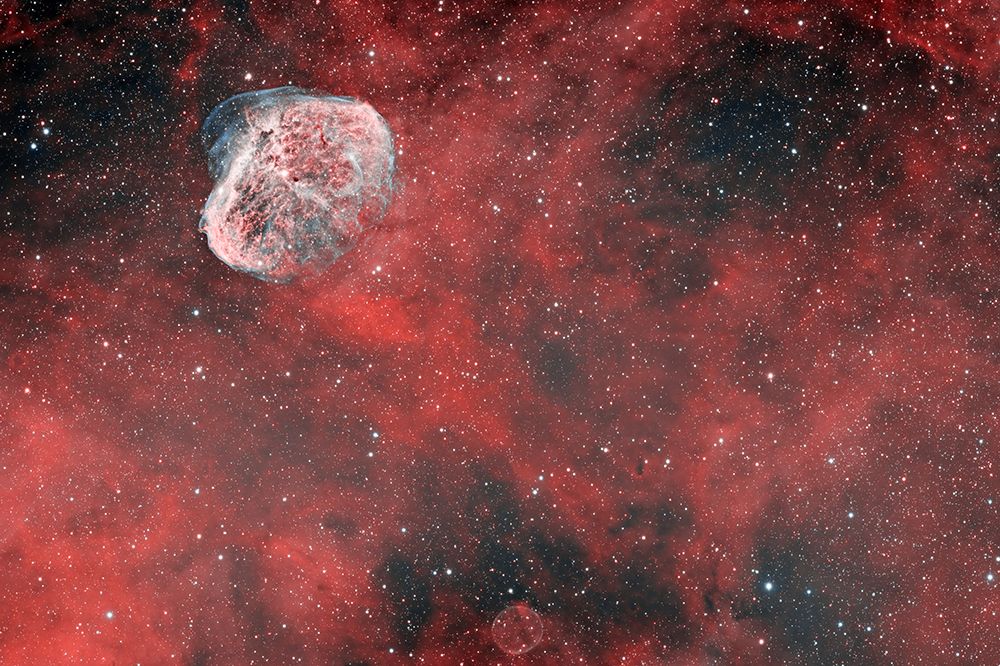 Crescent Nebula art print by Vikas Chander for $57.95 CAD