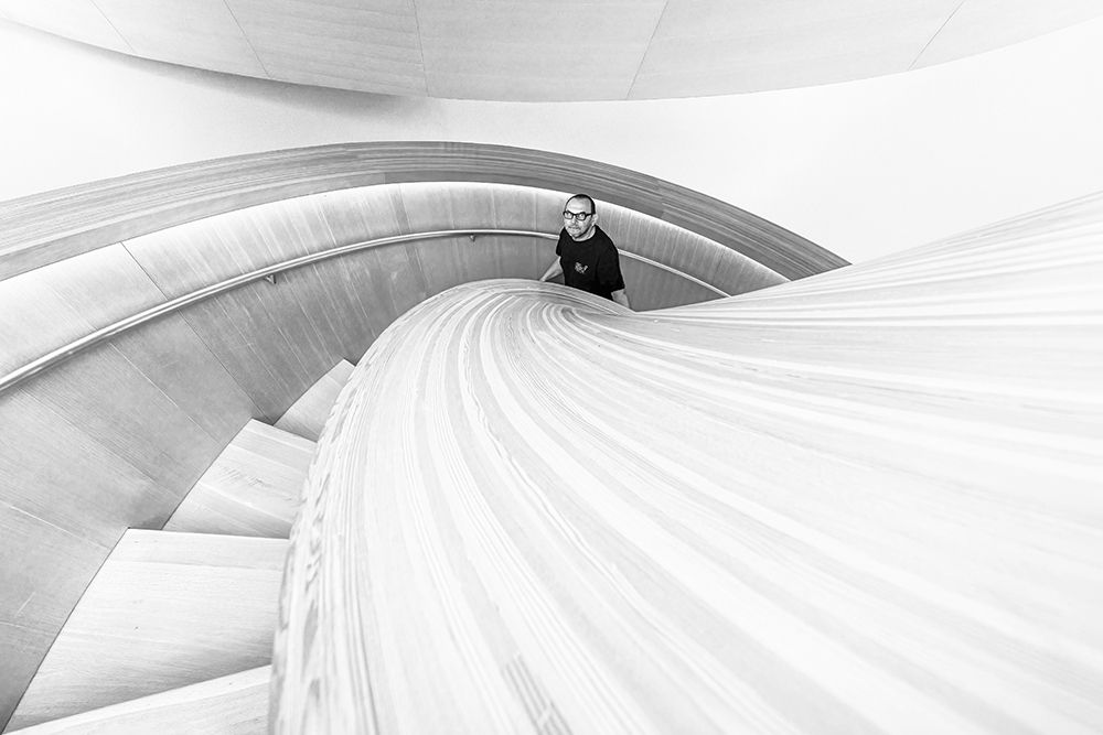Stairs 8 art print by Steven Zhou for $57.95 CAD