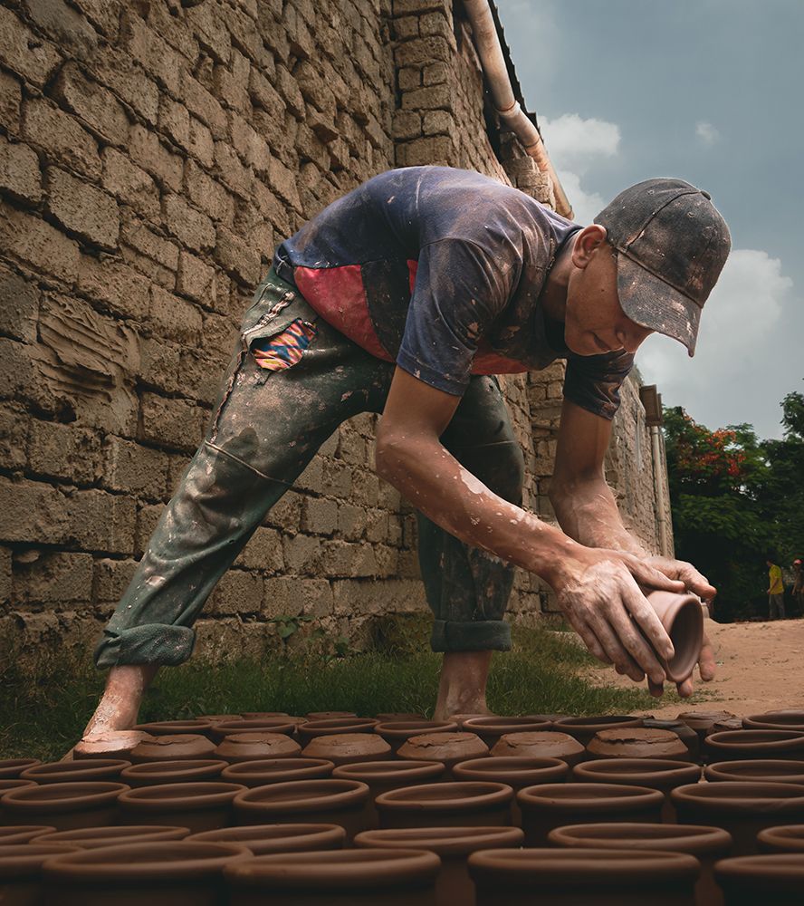Pottery Man art print by Hesham Ragab for $57.95 CAD