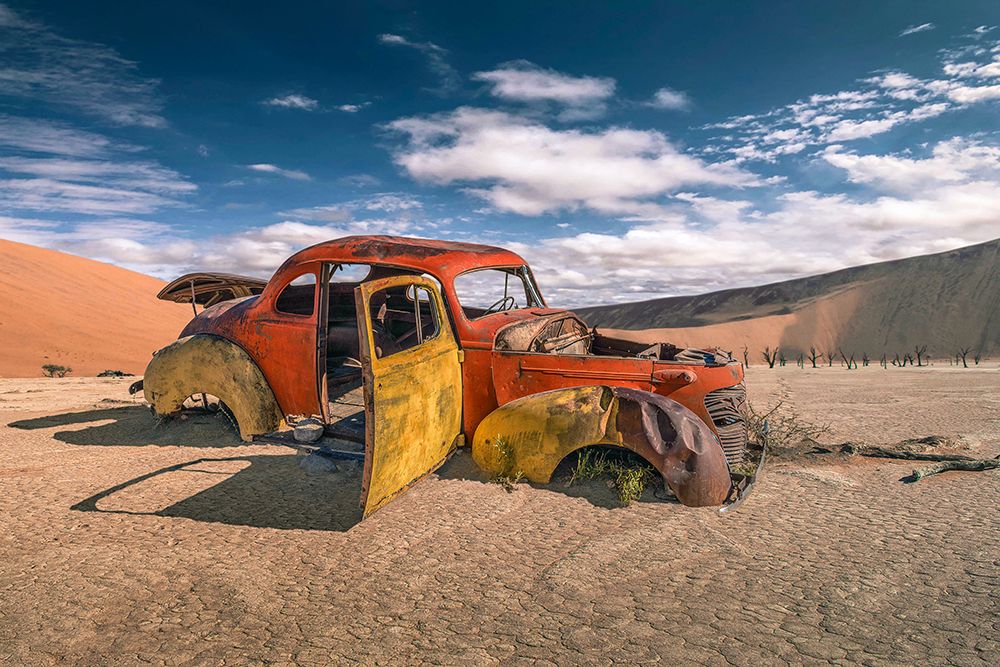 Desertcar art print by Marcel Egger for $57.95 CAD