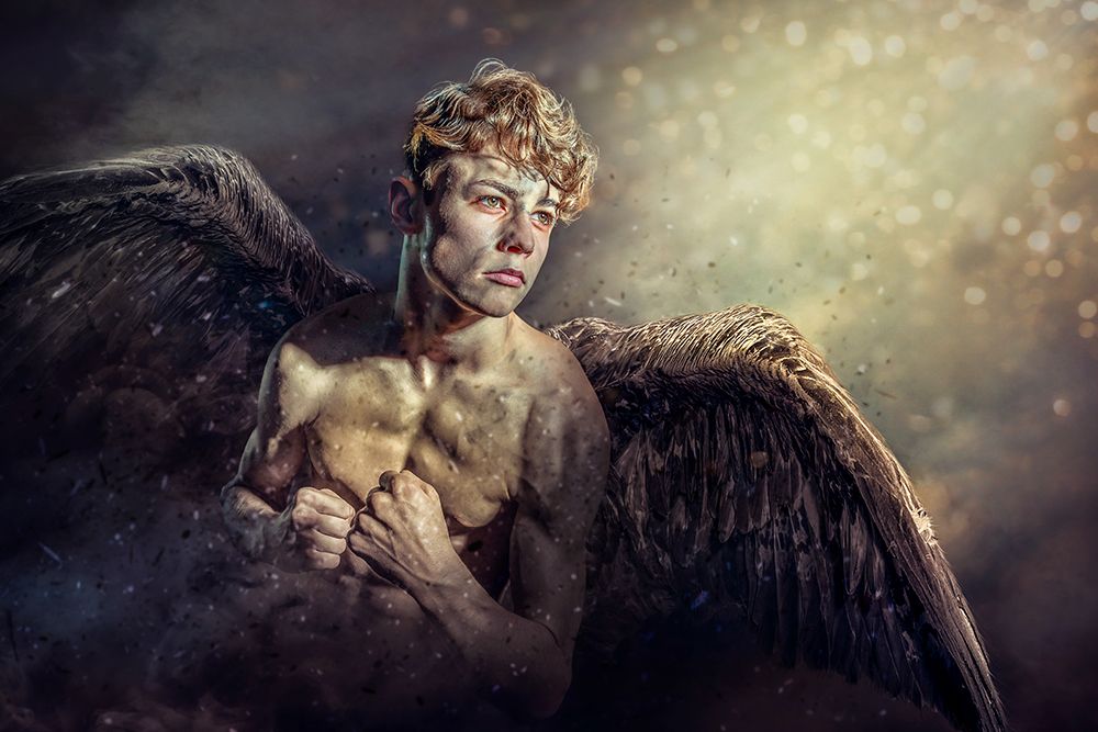 Fallenangel art print by Marcel Egger for $57.95 CAD