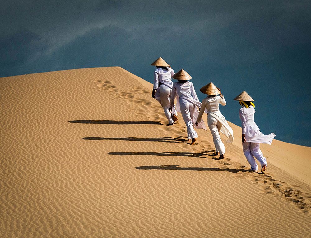 Walking Up The Sand Dune art print by John Yuk Kong for $57.95 CAD