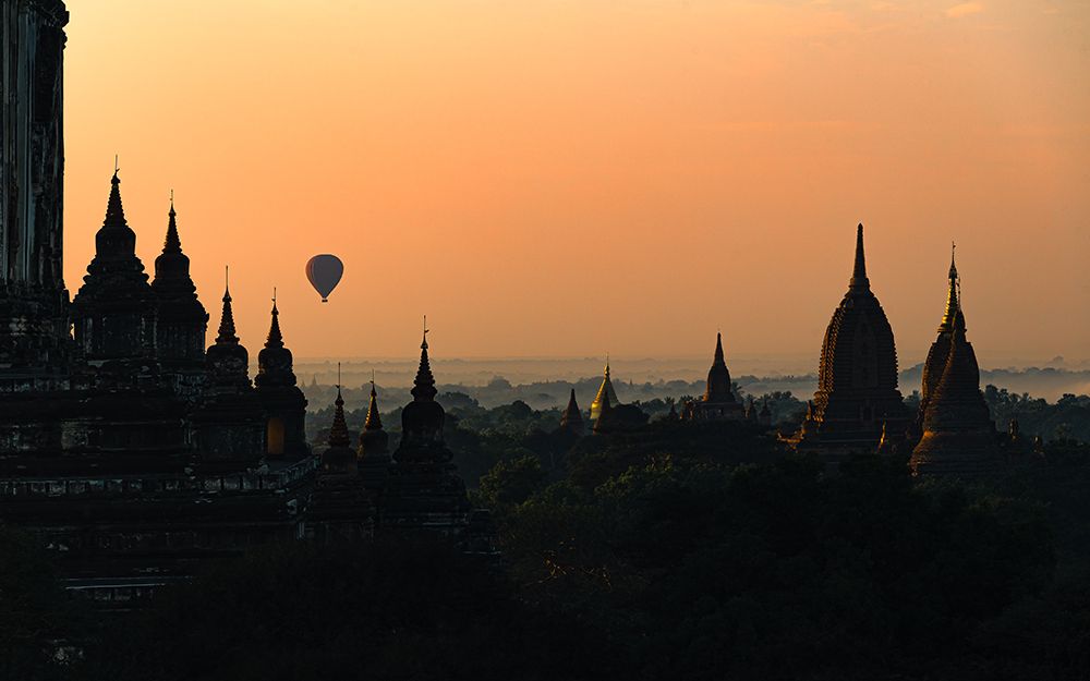 Sunrise in Bagan art print by Marco Tagliarino for $57.95 CAD
