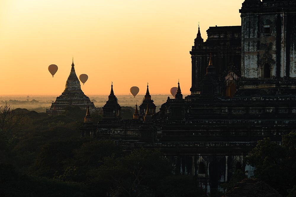 Sunrise in Bagan art print by Marco Tagliarino for $57.95 CAD