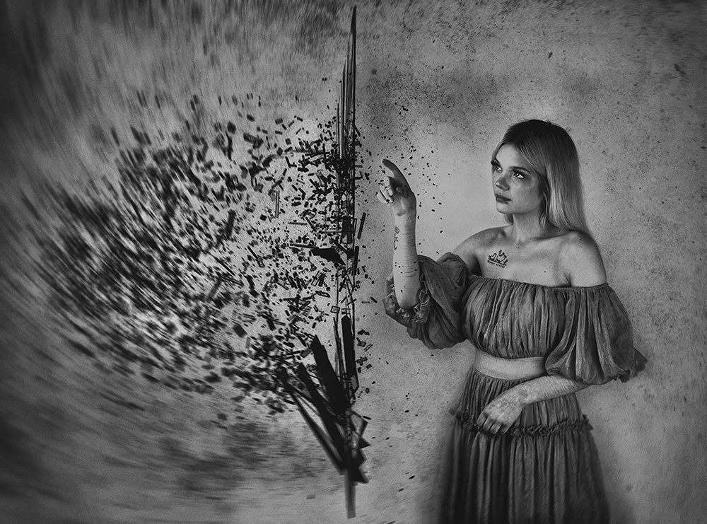 Broken Pieces art print by Sandra Ulfig Arps for $57.95 CAD