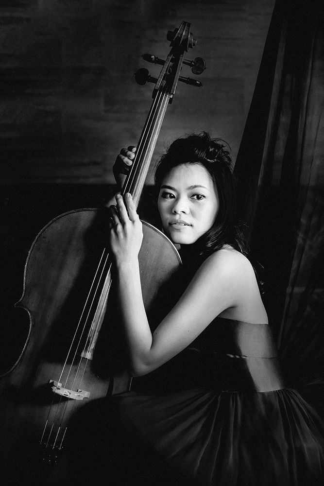 Female cellist art print by Eiji Yamamoto for $57.95 CAD
