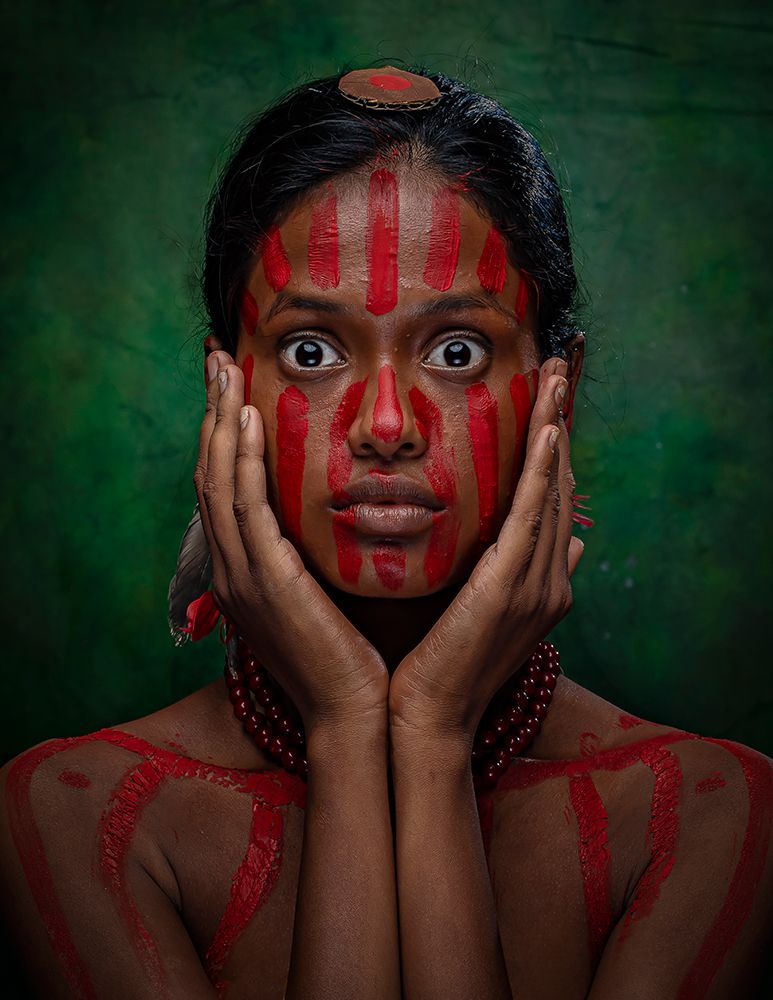 Tribal Fear art print by Debasish Chattopadhyay for $57.95 CAD