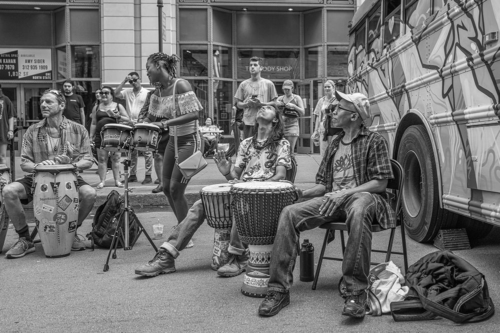 City Drum Line art print by Wendy Fischer Hartman for $57.95 CAD