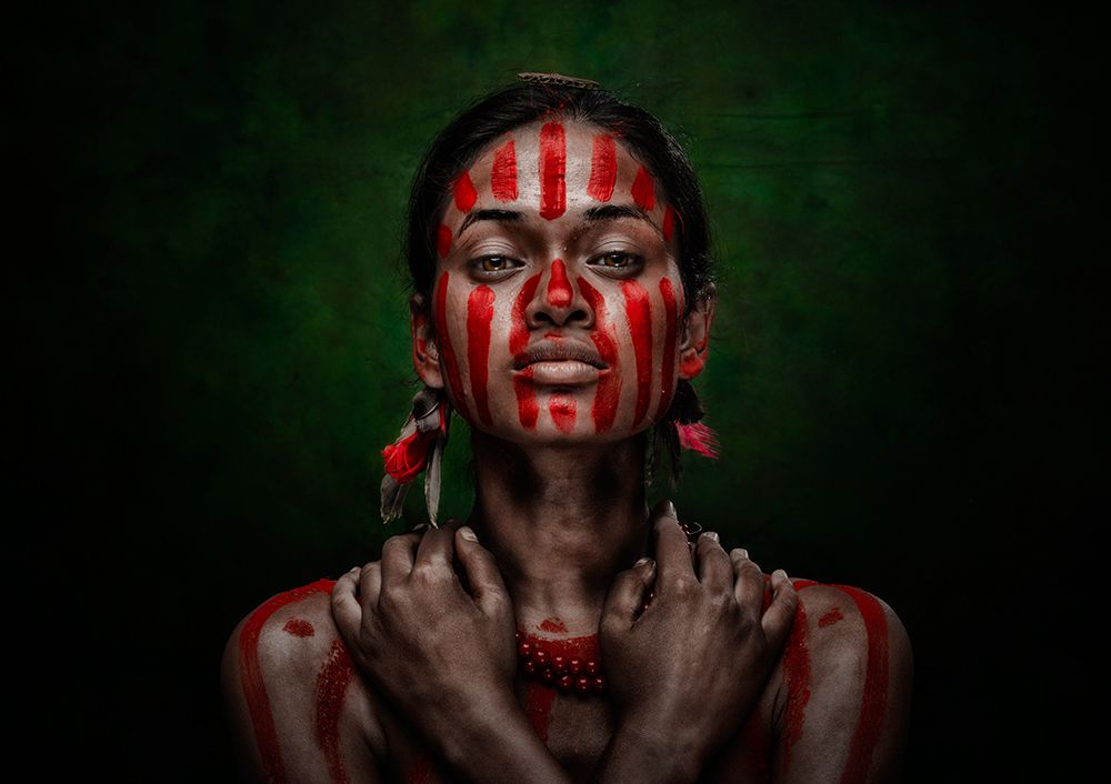 A Tribal Woman art print by Partha Bhattacharyya for $57.95 CAD
