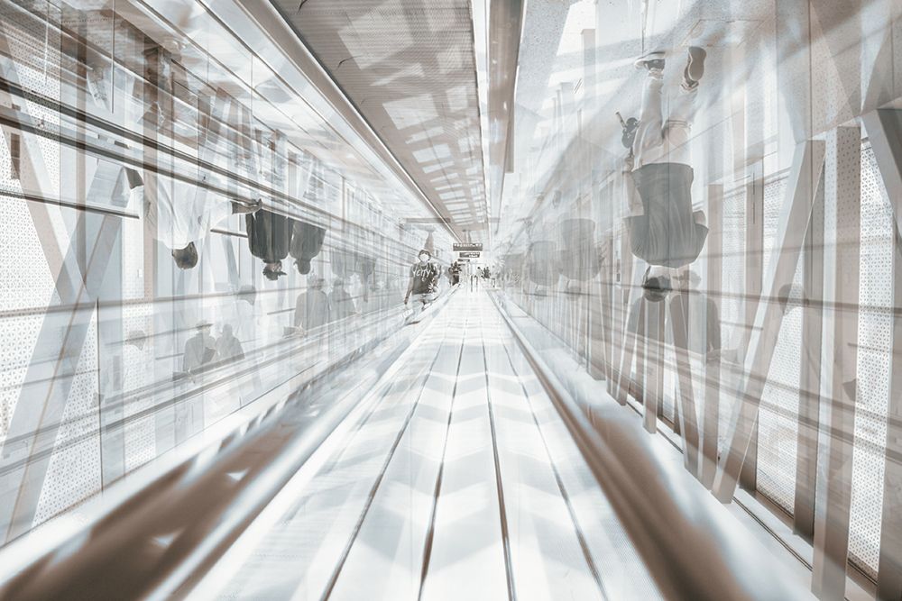 Metro Station art print by Yahia Alsharif for $57.95 CAD