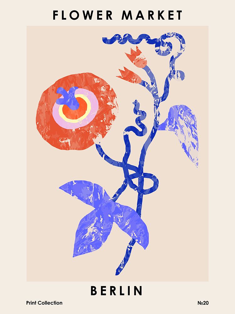 Flower Market. Berlin art print by NKTN for $57.95 CAD