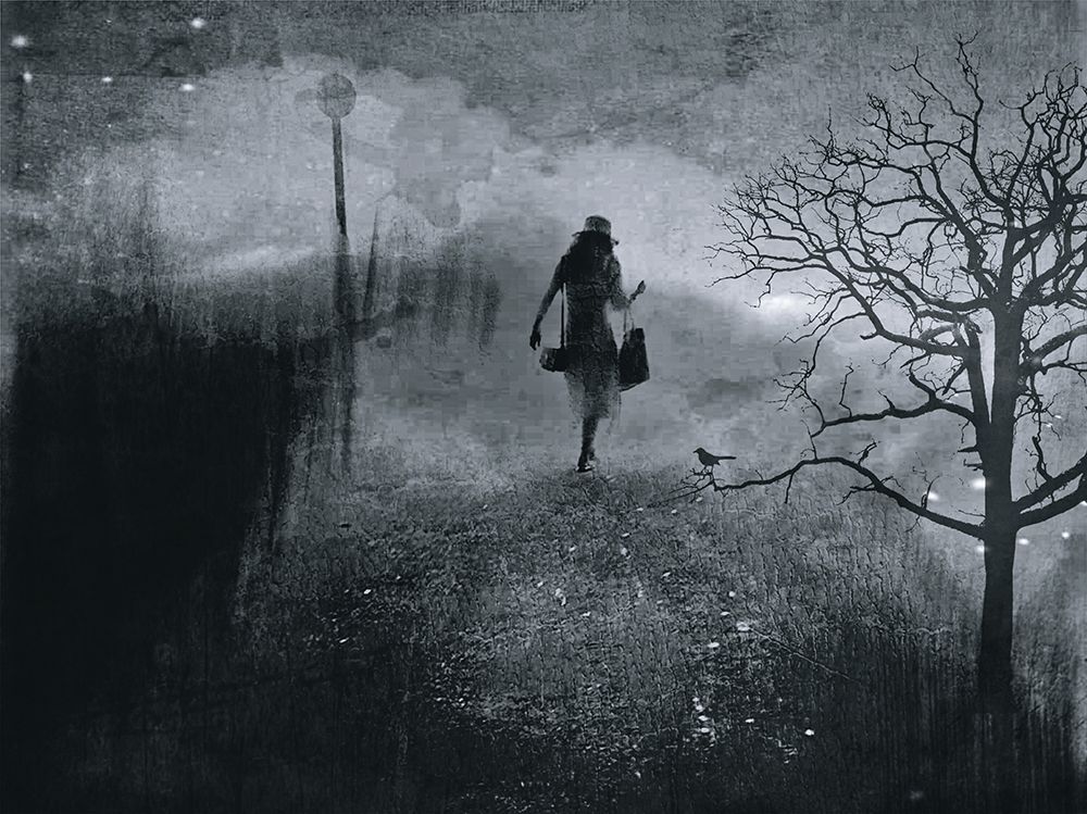 Girl In The Mist art print by Lammakmak for $57.95 CAD