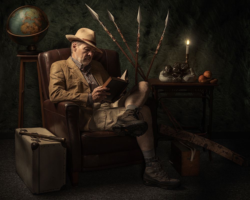 Reading A Book In The Orient. art print by Ineke Mighorst for $57.95 CAD
