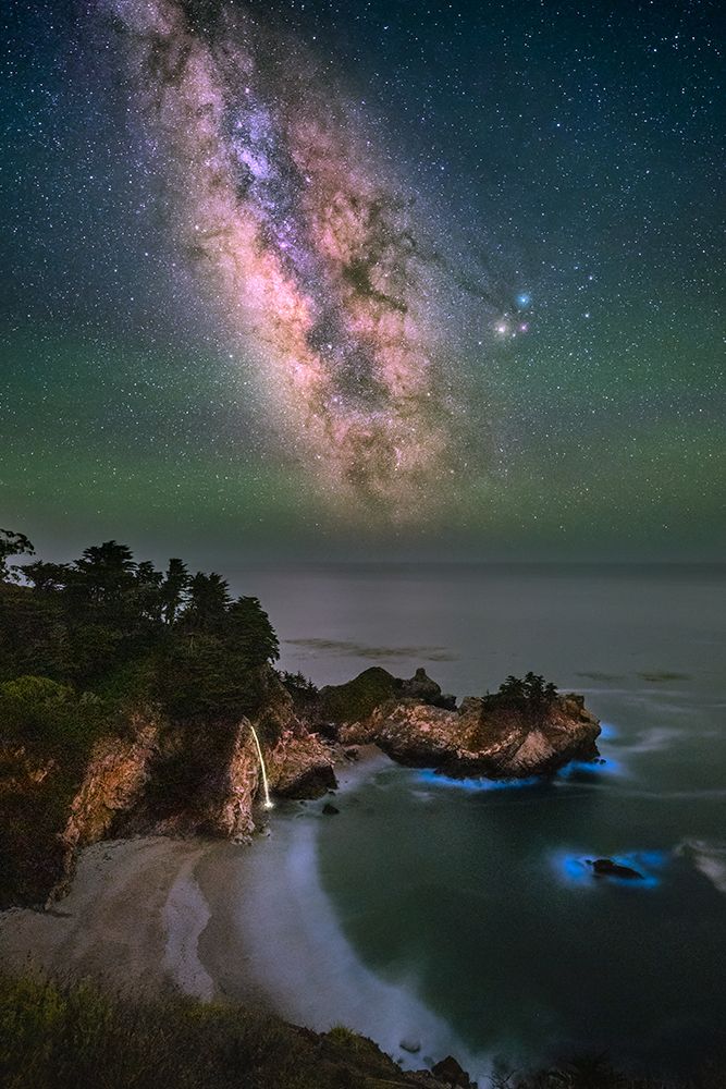 Milky Mcway Falls art print by Sophia Li for $57.95 CAD