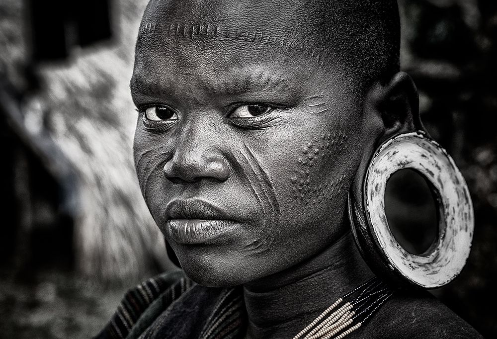 Surmi Woman - Ethiopia art print by Joxe Inazio Kuesta for $57.95 CAD