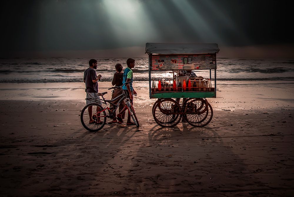 Coloured Ice Seller ( Chuski) art print by Anita Singh for $57.95 CAD
