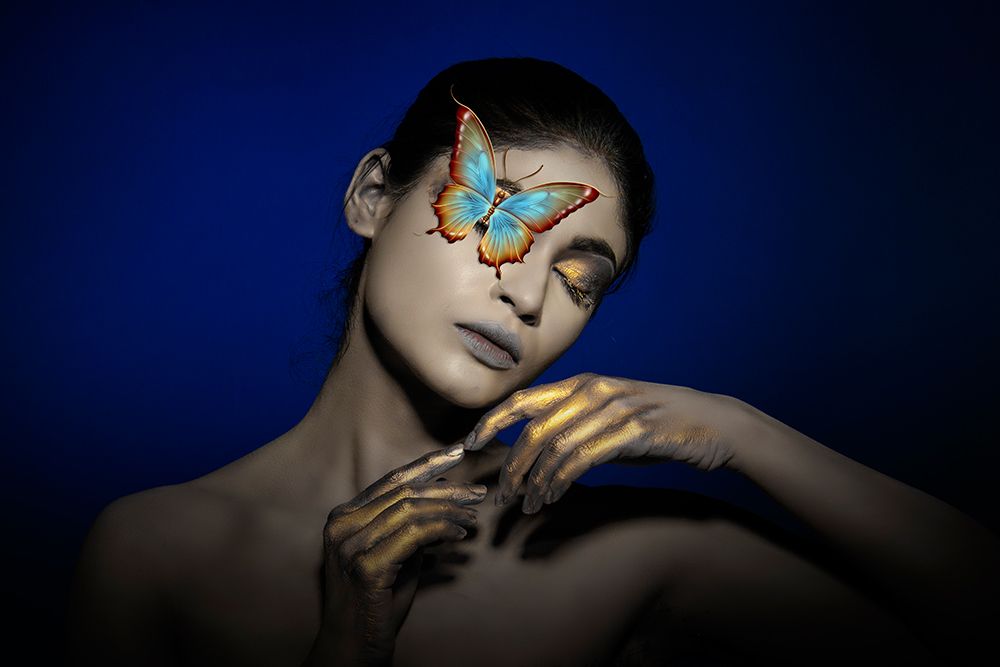The Butterfly Girl art print by Partha Bhattacharyya for $57.95 CAD