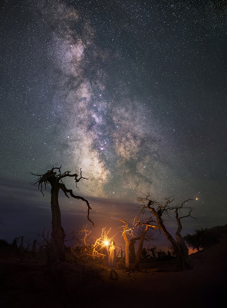 Under The Milkyway art print by Yuhan Liao for $57.95 CAD