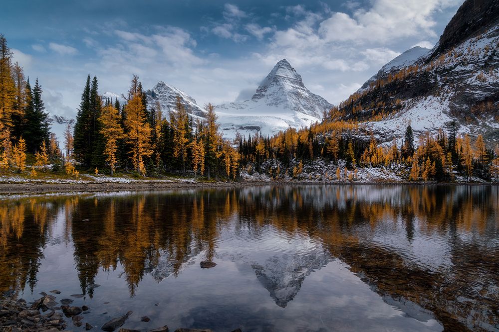 Sunburst Lake art print by Willa Wei for $57.95 CAD