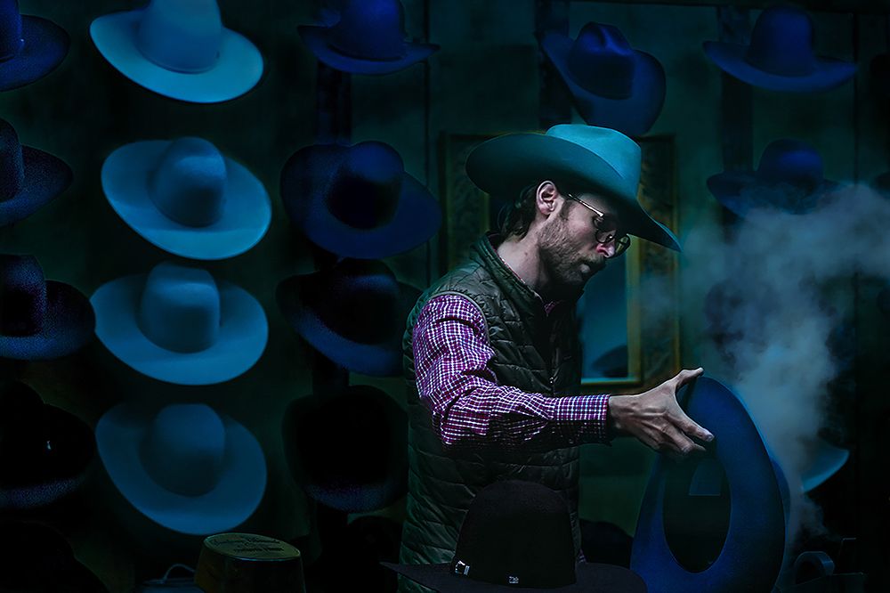 Cap Artist art print by Jiangping Chang for $57.95 CAD